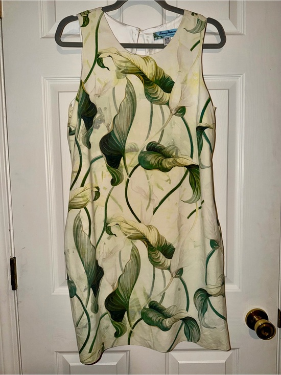 Tommy Bahama Dresses & Skirts - Tommy Bahama Graceful Blooms 30th Anniversary 100% Silk Cream Shift Dress